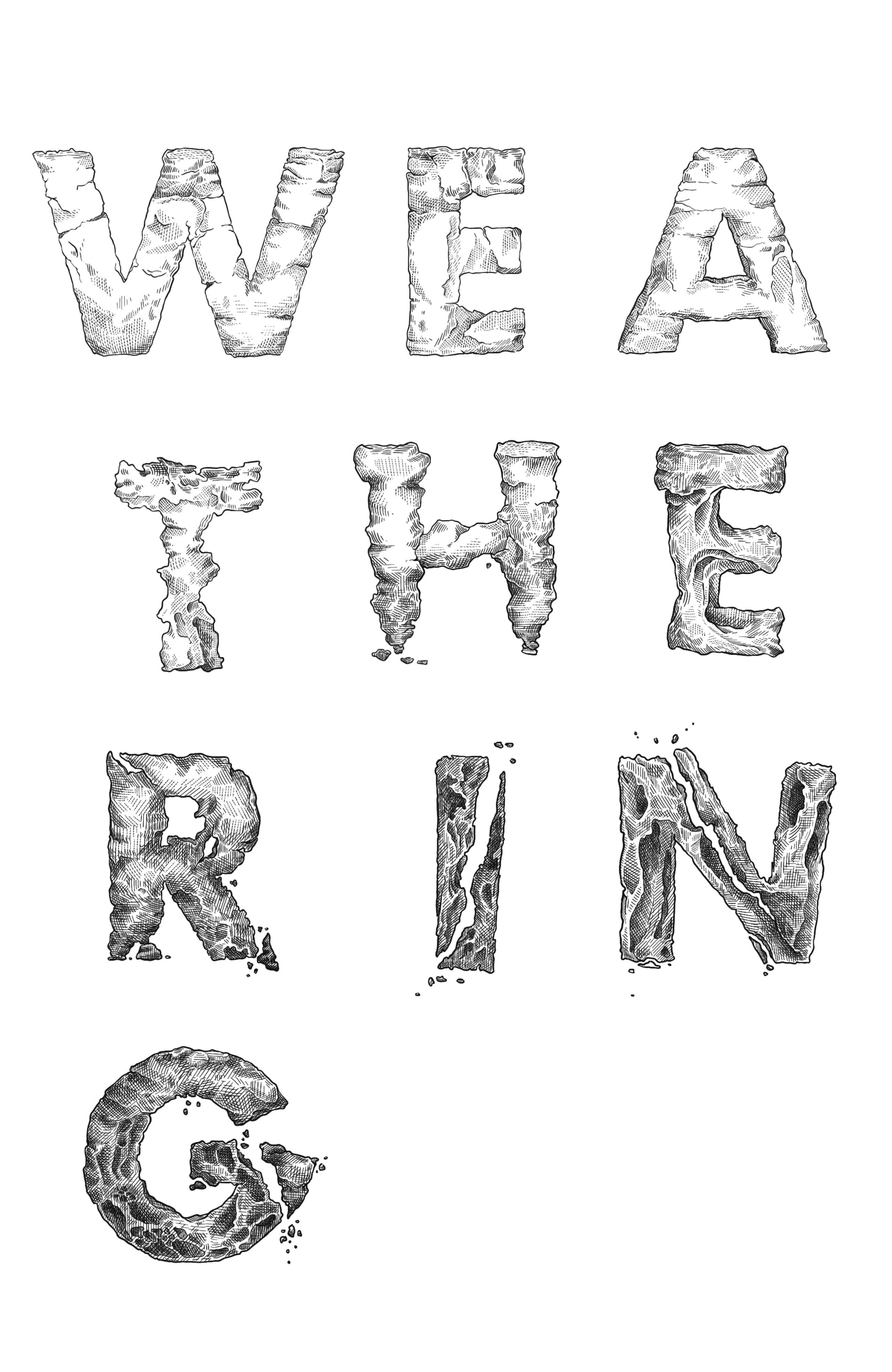 illustration typographique avec composition de lettrage à la main