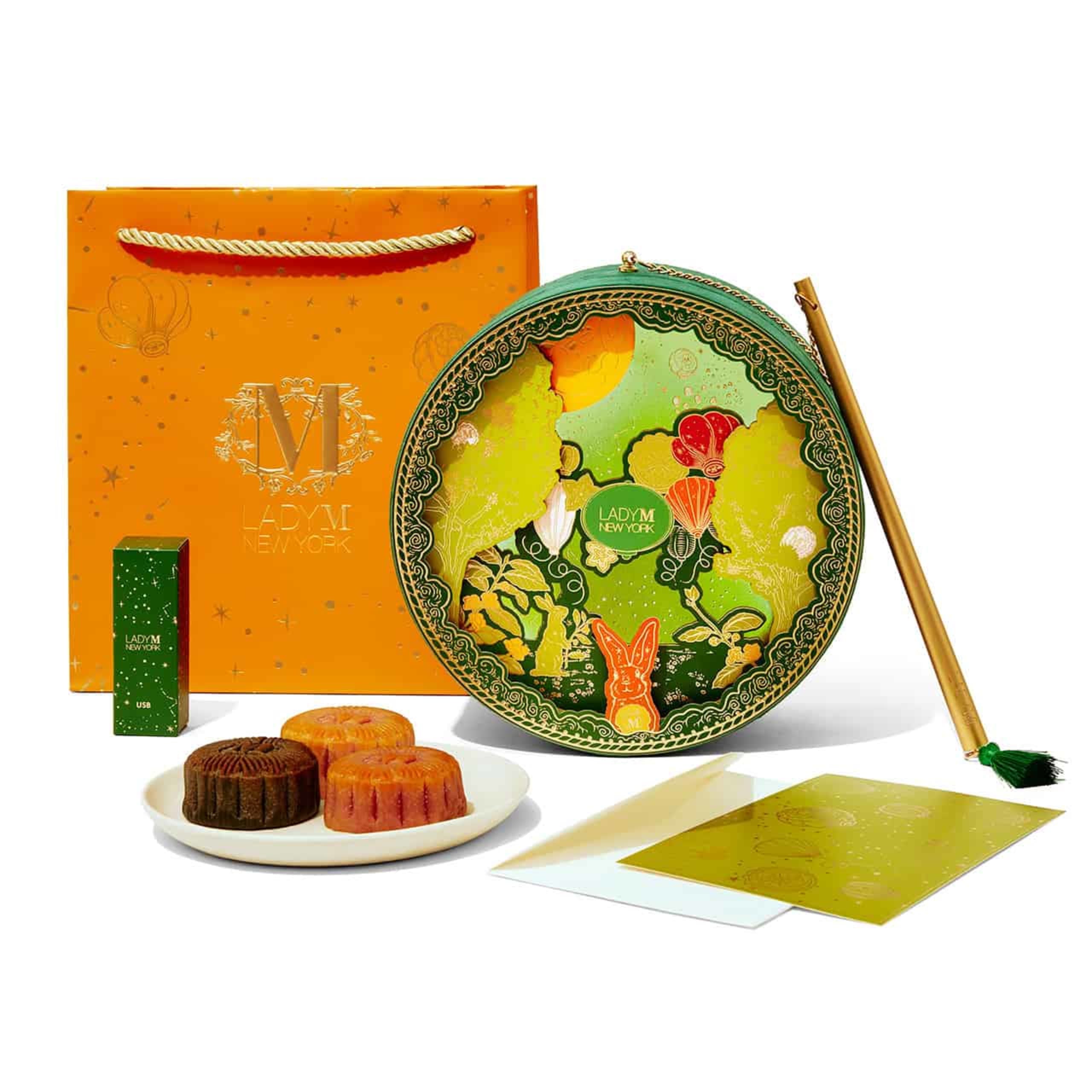 assiette illustrée Lady M garnie, nature morte de table
